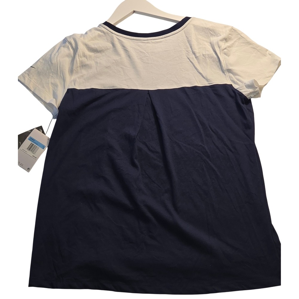Nike Dallas Cowboys T-Shirt Womens Size M Blue New NFL Dri-FIT Colorblock Star - Picture 8 of 8